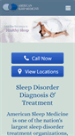 Mobile Screenshot of americansleepmedicine.com